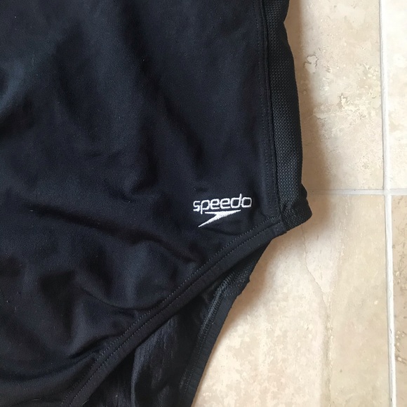 Speedo Hydro Bra Mesh Side Splice One Piece - Picture 6 of 9